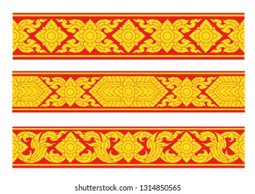thai style background. vector illustration
