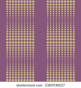 Thai style fabric pattern, wallpaper, vector
