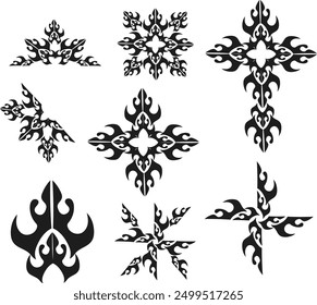 Vector del patrón del tatuaje de Tailandia tailandesa