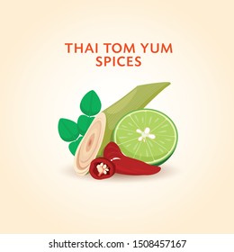 Thai Tom Yum Spices Ingredients