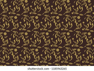 Thai tradition art, pattern, illustration design.