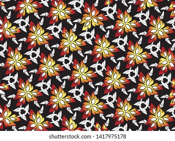 Thai tradition wallpaper, vector