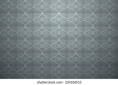.Thai traditional Background, Thai art pattern vector,Thai culture paint,thai pattern.