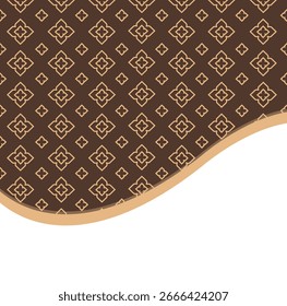 Fondo de diseño de patrón de línea tradicional tailandés