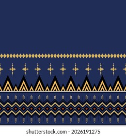 Thai traditional native seamless pattern,ethnic vector fabric
