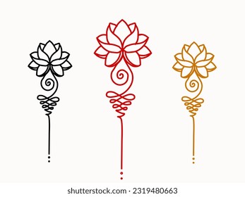 thai traditional painting tattoo vector