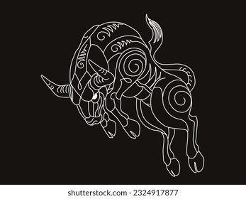   thai traditional painting tattoo vector