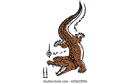 Thai traditional tattoo