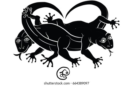Thai traditional tattoo, black magic
