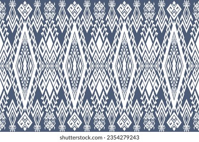 Thai traditional weaving pattern. Design for fabric pattern. Geometric pattern for fabric design.