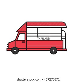 Thai transportation car.