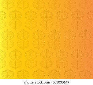 Thai vintage seamless pattern vector abstract background