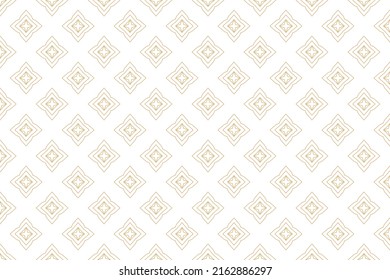 Thai Wallpaper with flower Golden Arabic seamless Islamic ornament Arabic pattern Wallpaper design for temples, churches, prayer rooms, rooms that need luxury, expensive.