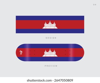 Thailand
Abstract Modern Art Curve Lines Shape Geometrical Background Pattern
Fingerboard Skateboard Deck Graphics Design Preview Mockup Template