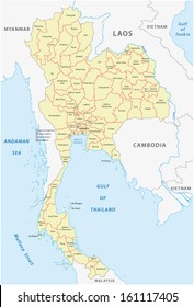 Thailand Administrative Map