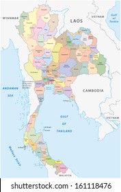 Thailand Administrative Map