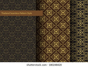 Thailand Basic Seamless Pattern Style
