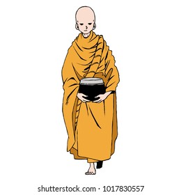 Thailand Buddhist monks