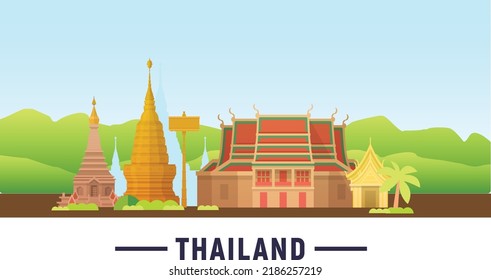 Thailand is a country with heritage. and diverse cultures such as temples, elephants, fruit kings like durian, mangosteen and people who are always smiling