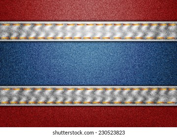 Thailand denim flag