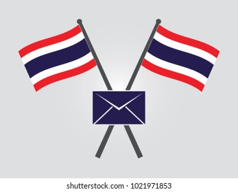 Thailand Emblem Mail