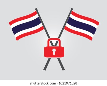 Thailand Emblem Security