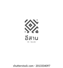 Thailand Esan traditional symbol design