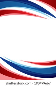 fondo abstracto de la bandera de Tailandia - ilustración vectorial