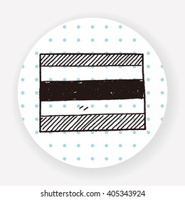 Thailand flag doodle