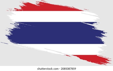 Thailand flag with grunge texture