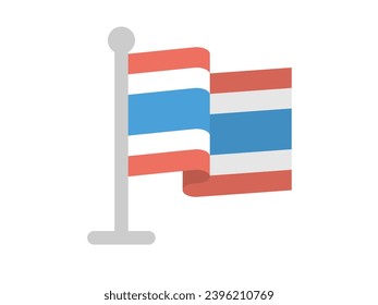 Thailand flag icons vector  illustration.