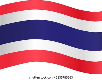 Thailand Flag Isolated On Png Transparent Stock Vector (Royalty Free ...