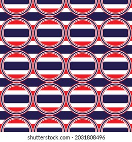 thailand flag seamless pattern tradition concept. vector illustration. print, cover, paper, decoration, banner, etc
