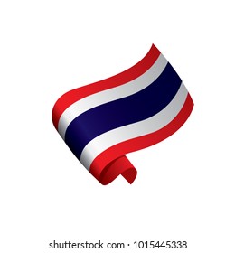 Thailand flag, vector illustration