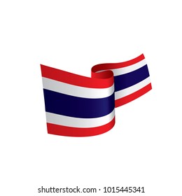 Thailand flag, vector illustration