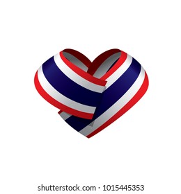 Thailand flag, vector illustration
