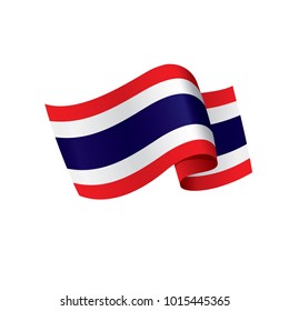 Thailand flag, vector illustration