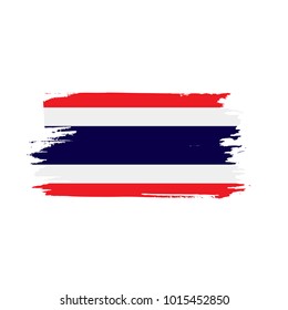 Thailand flag, vector illustration