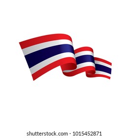 Thailand flag, vector illustration