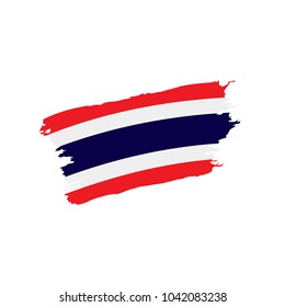 Thailand flag, vector illustration