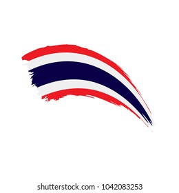 Thailand flag, vector illustration