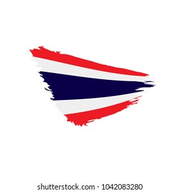 Thailand flag, vector illustration