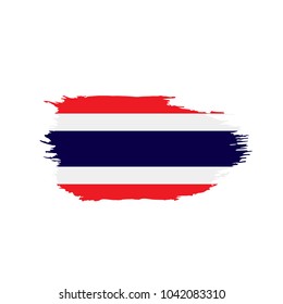 Thailand flag, vector illustration
