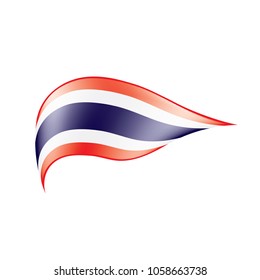 Thailand flag, vector illustration