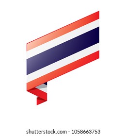Thailand flag, vector illustration