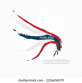 Thailand flag vector illustration