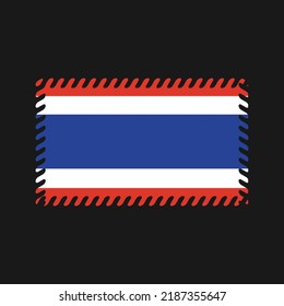 Thailand Flag Vector. National Flag