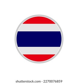 Thailand flags icon set, Thailand independence day icon set vector sign symbol