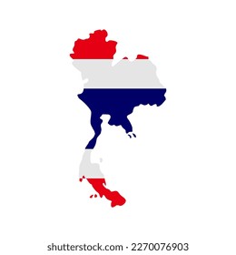 Thailand flags icon set, Thailand independence day icon set vector sign symbol