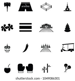 thailand icon set